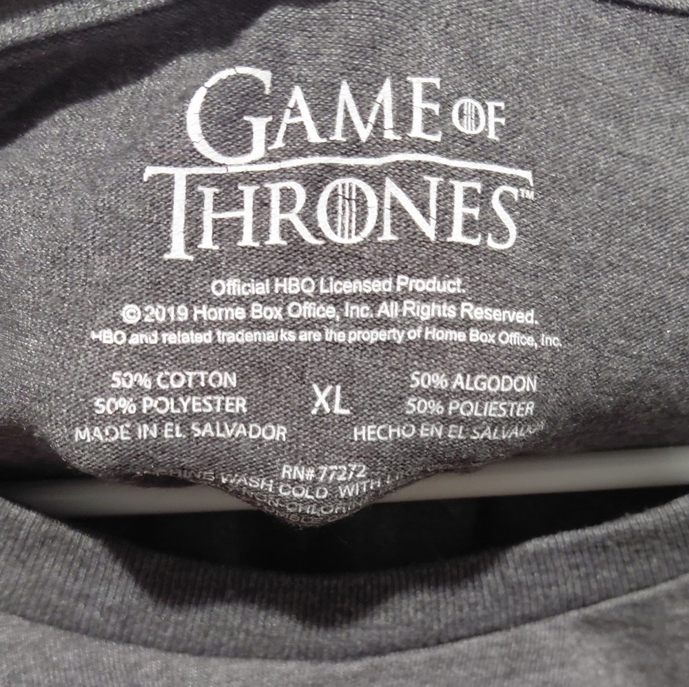 Game Of Thrones Long Sleeve Shirt - Picture 3 of 3